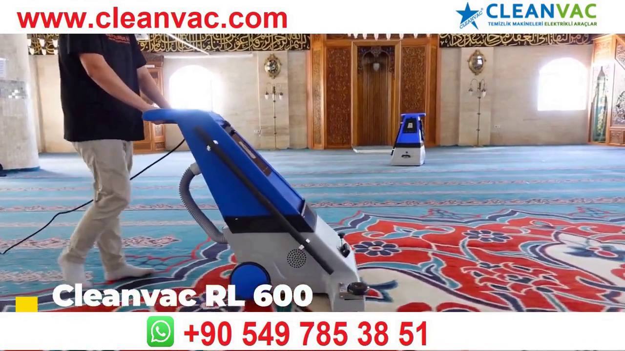 CLEANVAC RL 600 DÖVÜCÜLÜ CAMİ SÜPÜRGESİ