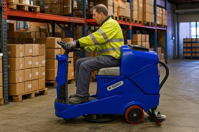 BİNİCİLİ ZEMİN YIKAMA MAKİNESİ B8001