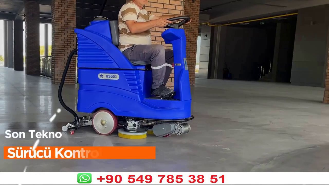 BİNİCİLİ ZEMİN YIKAMA MAKİNESİ B9001