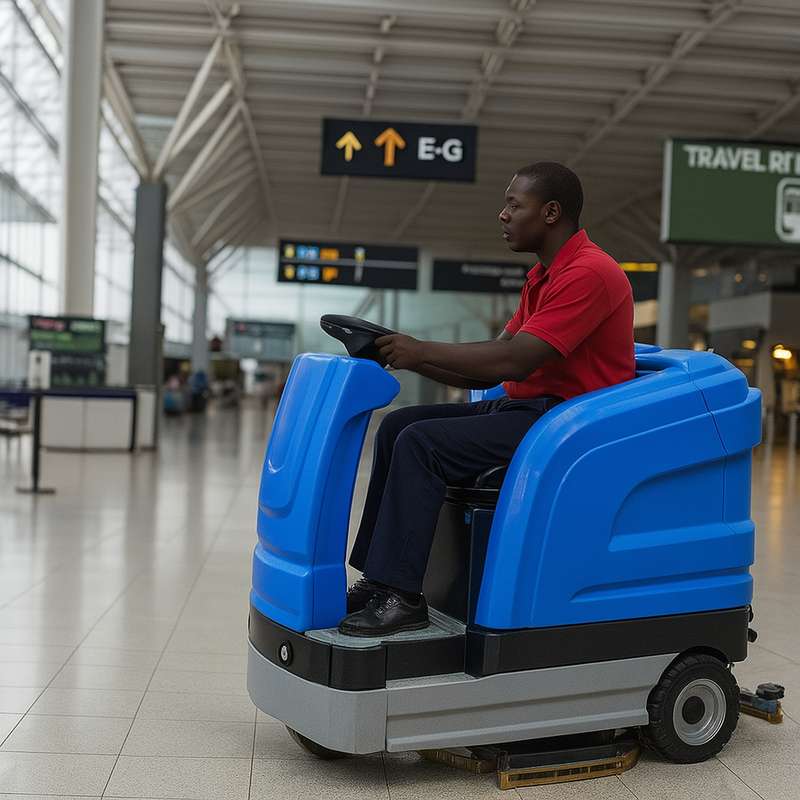 BİNİCİLİ ZEMİN YIKAMA MAKİNESİ B20001